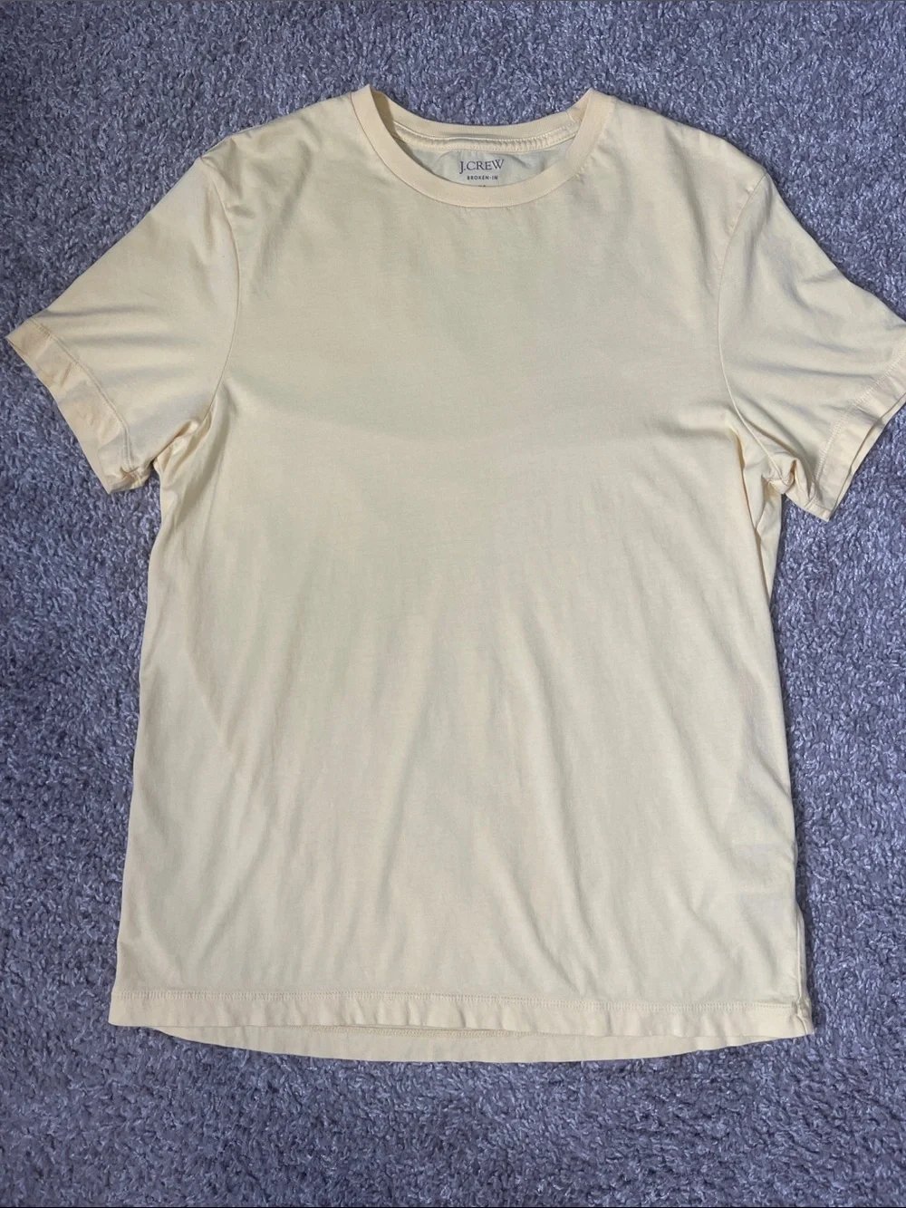 J. Crew Men’s Yellow Short-Sleeve Crewneck Tee